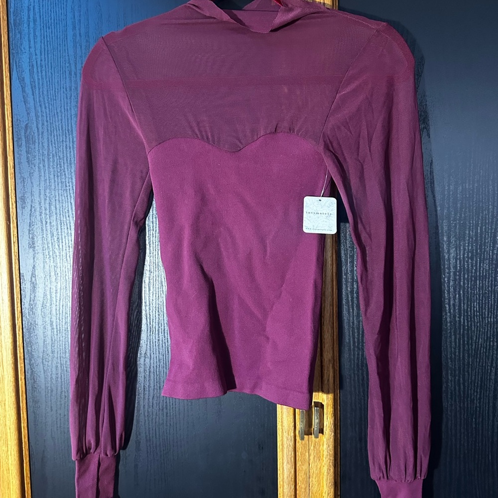Free People sheer top